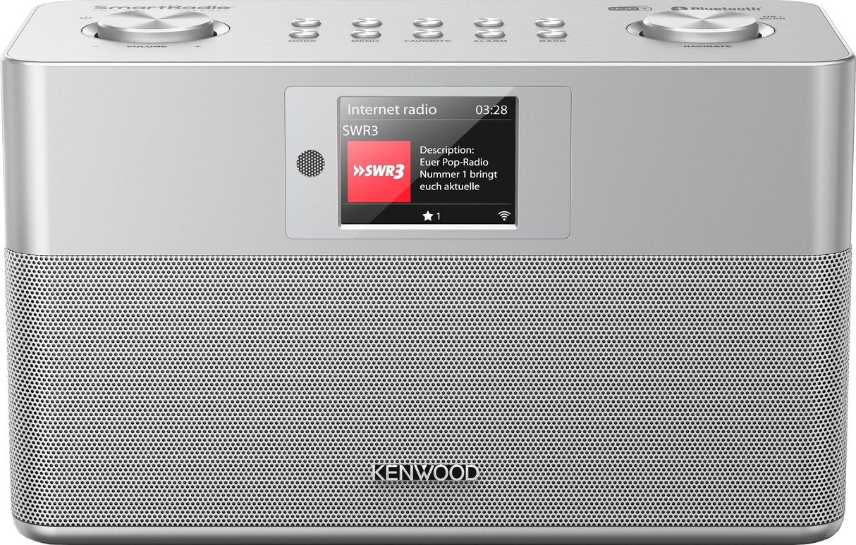 Kenwood Cr-M100s Smart Radio Mit Dab+, Grosses Farbdisplay, Wifi Plata