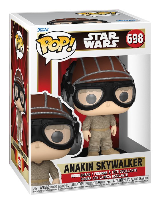 Funko Pop Star Wars The Phantom Menace Anakin Con Casco 76015