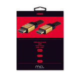 Câble Plat Tressé Hdmi - Macho / Macho - 3m
