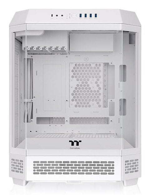 Caja  Pc Thermaltake The Tower 600 Blanca, Vidrio Templado X 3 Ca-1z1-00m6wn-00