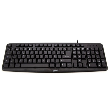 EAN 8435364316818 - iggual CK-BASIC-105T teclado Universal USB QWERTY Español Negro imagen 1