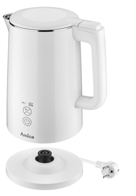 EAN 5906006941413 - Amica KF 6011 Digital tetera eléctrica 1,5 L 2200 W Blanco imagen 4