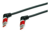 Roline 11.02.8347 Cable Usb Usb 2.0 1 M Usb C Negro, Rojo