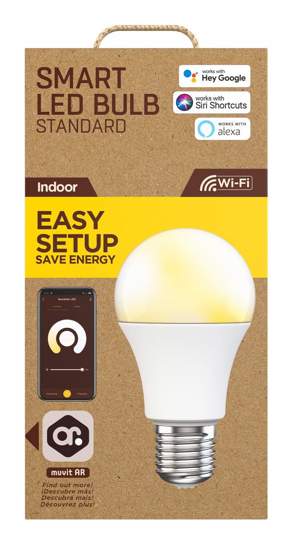 Bombilla Muvit Io A60 E27 8w Cct