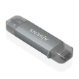EAN 8435739901205 - AISENS ASCR-2AC08-GR lector de tarjeta USB 3.2 Gen 1 (3.1 Gen 1) Type-A/Type-C imagen 1