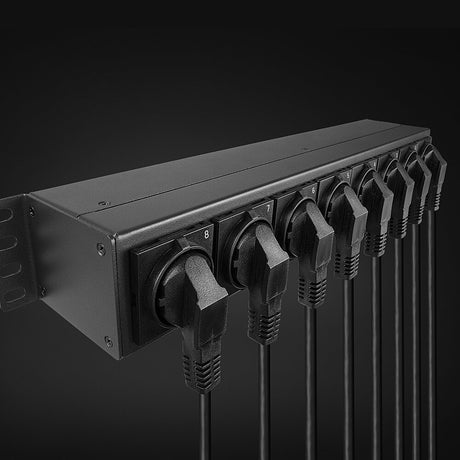 EAN 4002888730259 - Lindy 73025 unidad de distribución de energía (PDU) 8 salidas AC 1.5U Negro imagen 5
