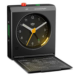 Braun Bc05b Klassischer Analoger Reisewecker, Negro