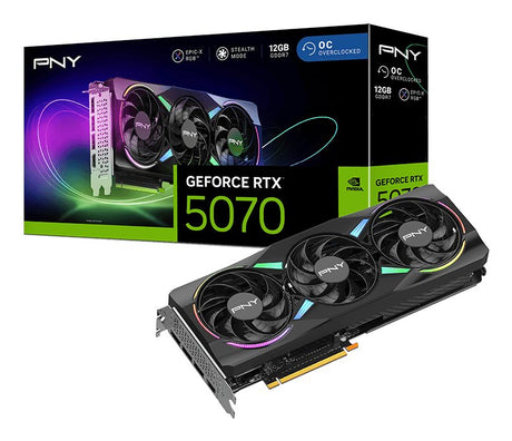 EAN 0751492794440 - PNY GeForce RTX 5070 EPIC-X RGB OC NVIDIA 12 GB GDDR7 imagen 10