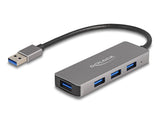 EAN 4043619631711 - DeLOCK 63171 hub de interfaz USB 3.2 Gen 1 (3.1 Gen 1) Type-A 5000 Mbit/s Gris imagen 1