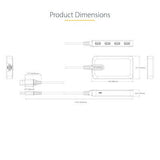 EAN 0065030893220 - StarTech.com 5G4AB-USB-A-HUB hub de interfaz USB 3.2 Gen 1 (3.1 Gen 1) Type-A 5000 Mbit/s Gris imagen 8