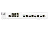 Qnap Qsw-M2106-4c Switch Gestionado L2 2.5g Ethernet (100/1000/2500) Blanco