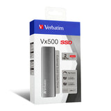 EAN 0023942474548 - Verbatim Vx500 2 TB USB Tipo C 3.2 Gen 2 (3.1 Gen 2) Plata imagen 2