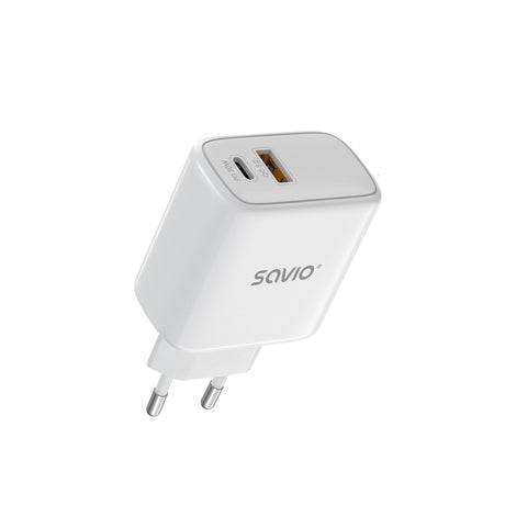 EAN 5901986046905 - Savio LA-06 USB Type A & C Quick Charge Power Delivery 3.0 Indoor Tableta, Teléfono Blanco Corriente alte imagen 3