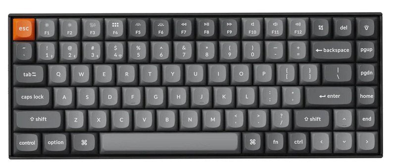 EAN 4895248880356 - Keychron K2 Max teclado Universal USB + RF Wireless + Bluetooth Negro, Gris imagen 1