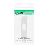Soporte De Ranura De Perfil Bajo Inline Con Orificio Para Conector Db9