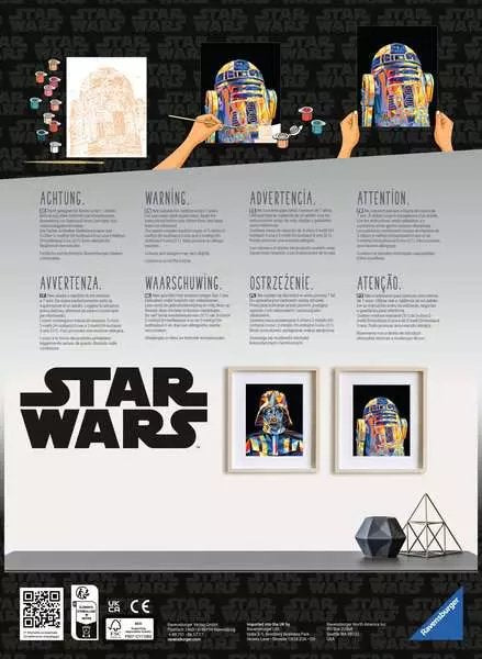 Kit Para Pintar Con Números Ravensburger Creart Serie Trend C Polygon Star Wars: R2d2