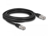 Delock Rj45 Netzwerkcable Cat.6a S Ftp Pe Outdoor 3 M Schwarz