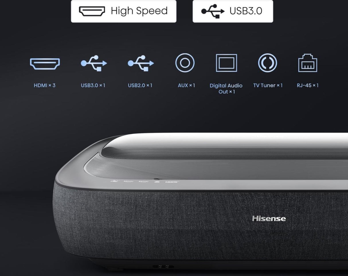 EAN 6942147487921 - Hisense 100L9HD proyector de TV Proyector de alcance ultracorto 3000 lúmenes ANSI DLP UHD 4K (3840x2160)  imagen 13