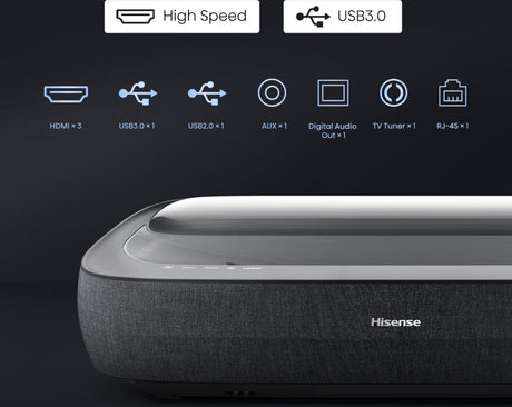 EAN 6942147487921 - Hisense 100L9HD proyector de TV Proyector de alcance ultracorto 3000 lúmenes ANSI DLP UHD 4K (3840x2160)  imagen 13