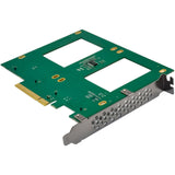 Inline Pcie Tarjeta A 2x Interno U.2 Nvme Sff-8639  Bifurcation - Pcie X8 - Ancho