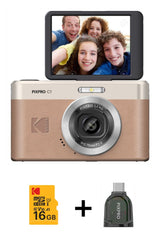 C Mara Foto Kodak Pixpro C1 Brown+Reader+16gb