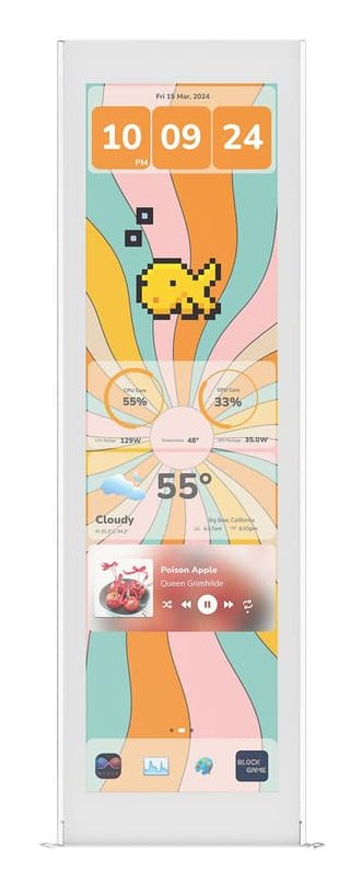 Actualización De Pantalla Táctil Hyte Y70 De 36,8 Cm 14,5", Blanco, Pantalla Táctil De 14,5" Acc-Hyte-Lk-Y70tti-Ww