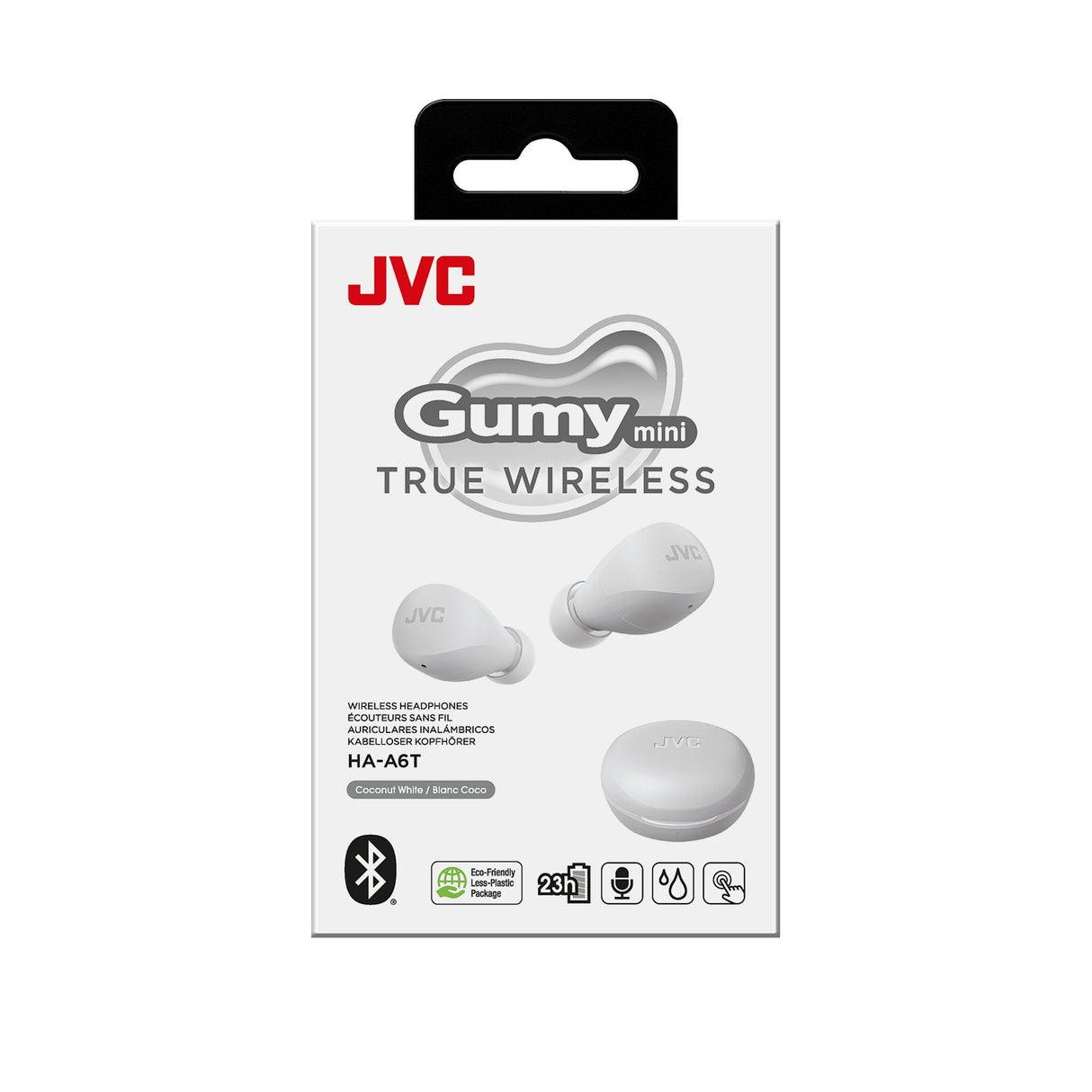Jvc Ha-A6t Auriculares True Wireless Stereo (Tws) Dentro De Oído Llamadas/Música Bluetooth Blanco