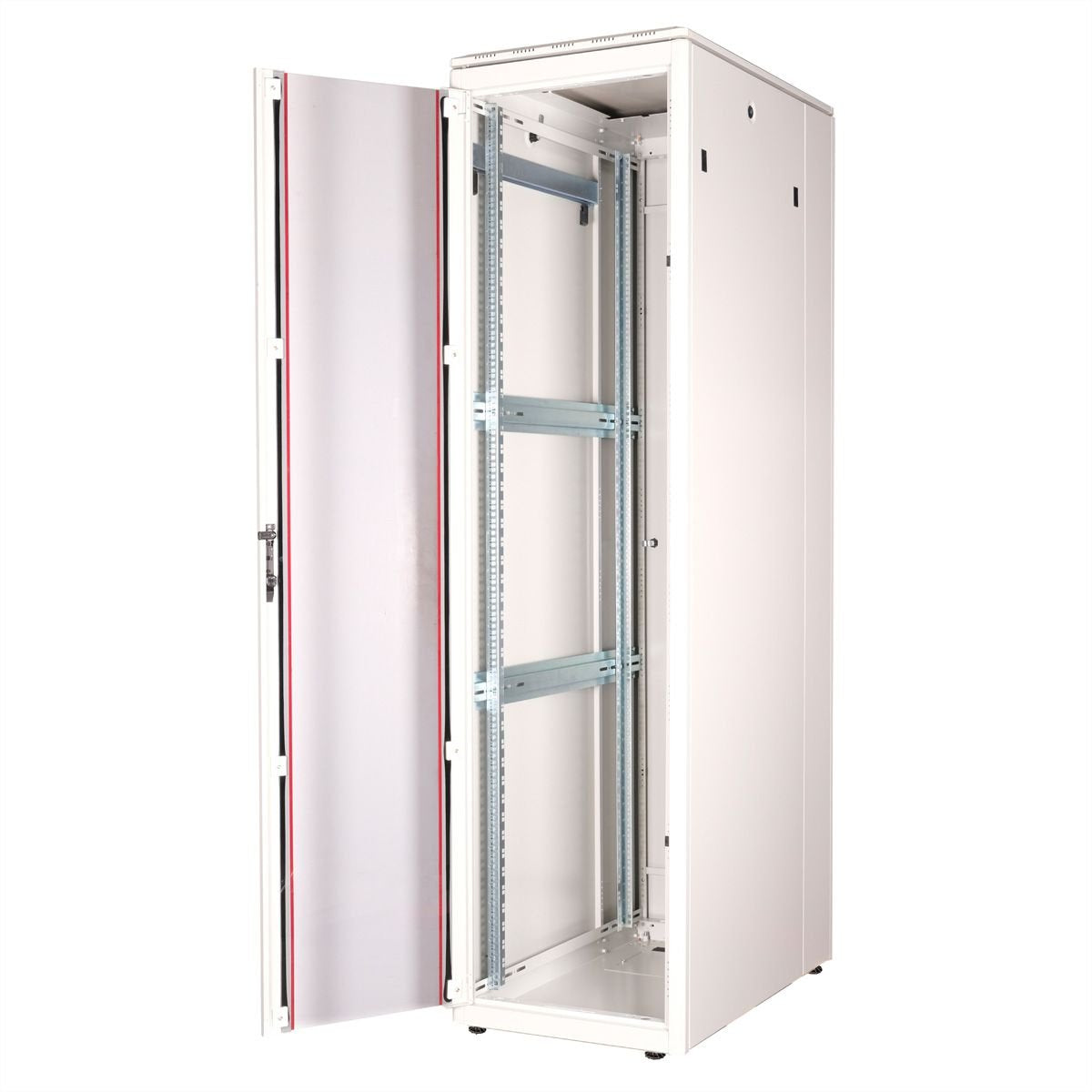 Roline 19-Zoll Netzwerkschrank Pro 47 He, 600x1000 Bxt Glastr Grau