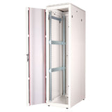 Roline 19-Zoll Netzwerkschrank Pro 47 He, 600x1000 Bxt Glastr Grau