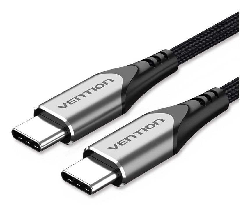 Cable Vention Usb 2.0 Usb-C M-M  Cabl 60w 2m Gray Aluminum