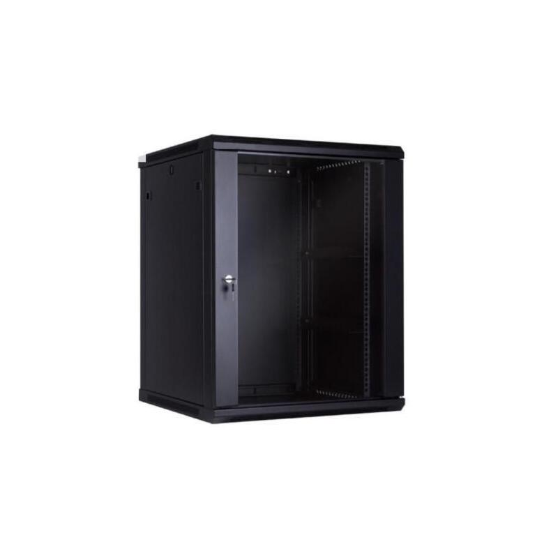 18u Wall Cabinet 600 X 600 Mm  Black