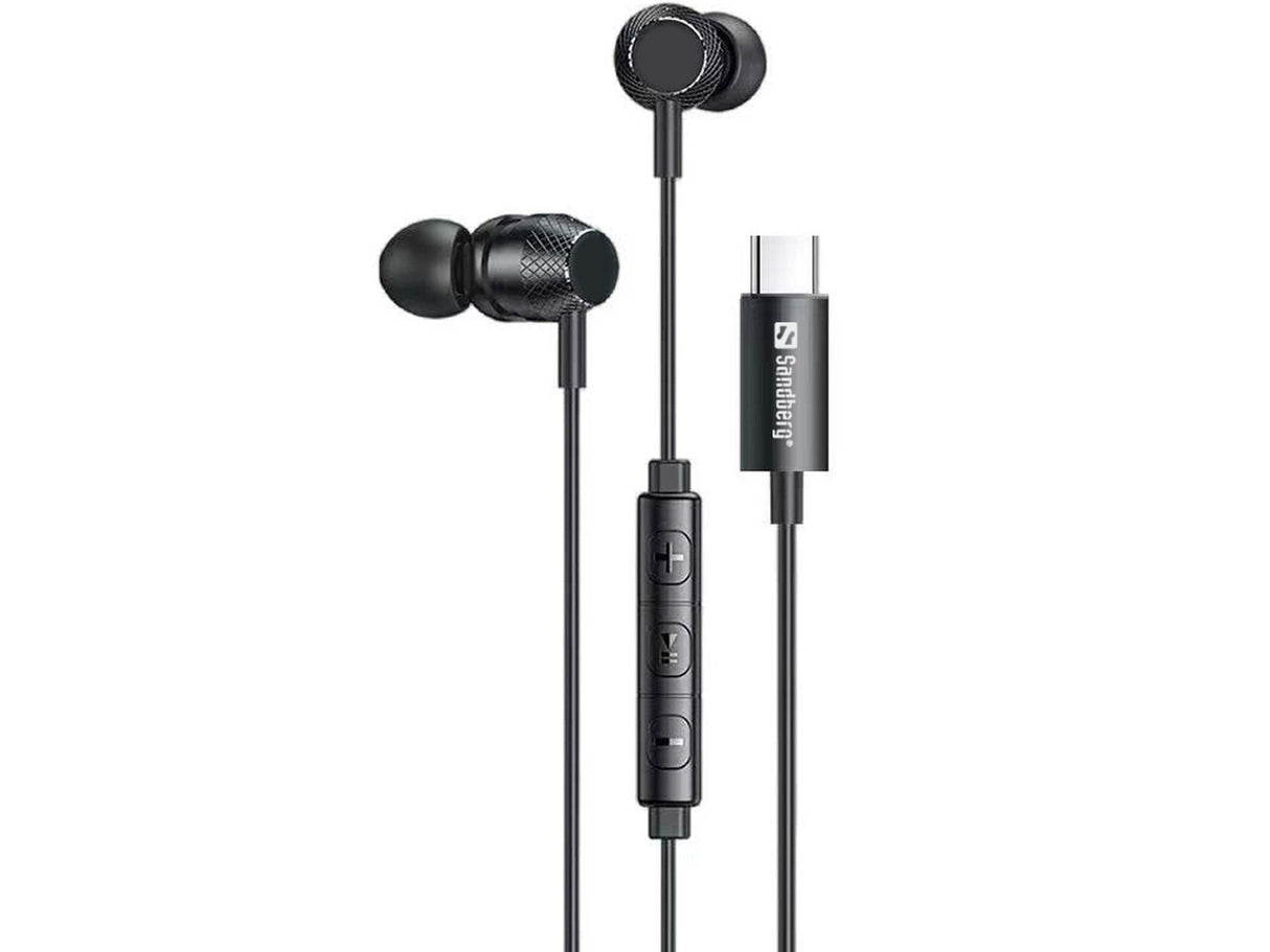 Usb-C/A In-Earset With  Line-Mic