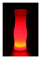 Techly I-Led Flowerpot Jarrón De Flores Con Iluminación Led Rgb Y Control Remoto