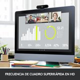 Webcam Logitech Brío Stream Enfoque Automático 4k