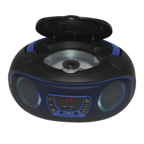 EAN 5706751040702 - Denver TCL-212BT BLUE Reproductor de CD portátil Negro, Azul imagen 3