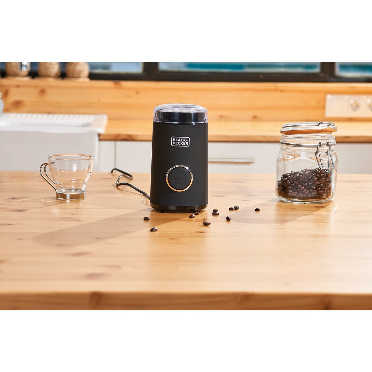EAN 8432406080010 - Black & Decker BXCG150E molinillo de café 150 W Negro imagen 3