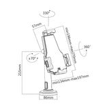 EAN 8436574706055 - AISENS MS1P02-111 soporte de seguridad para tabletas 27,9 cm (11") imagen 8