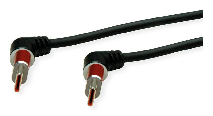 Roline 11.02.8347 Cable Usb Usb 2.0 1 M Usb C Negro, Rojo