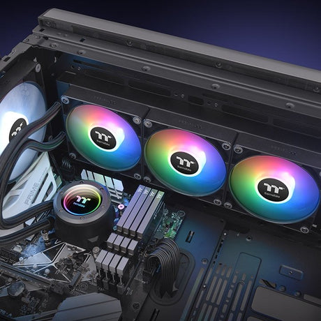 EAN 0841163087930 - Thermaltake TH420 V2 ARGB Procesador Sistema de refrigeración líquida todo en uno 14 cm Negro 1 pieza(s) imagen 5