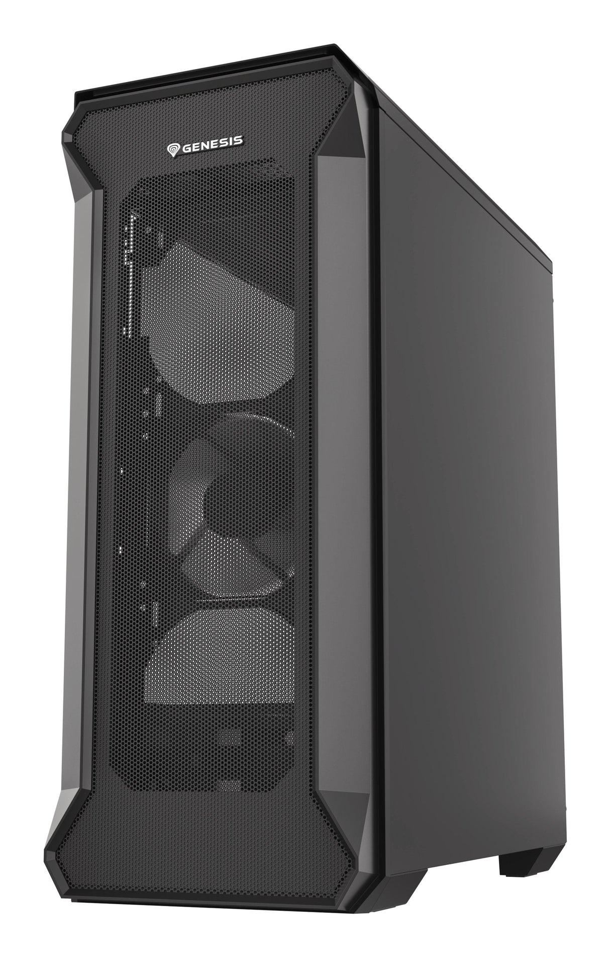 Caja Pc Natec Gaming Genesis Irid 505 Atx 2xusb 3.0 2xusb 2.0 S/F Cristal Templado