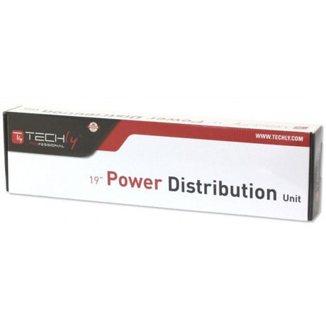 EAN 8051128100488 - Techly I-CASE STRIP-81UD unidad de distribución de energía (PDU) 8 salidas AC 1U Negro, Rojo imagen 2