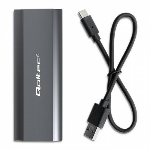 Qoltec 52271 Caja Externa Nv2271 Para M.2 Ssd Sata Nvme Usbc 2tb