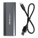 Qoltec 52271 Caja Externa Nv2271 Para M.2 Ssd Sata Nvme Usbc 2tb