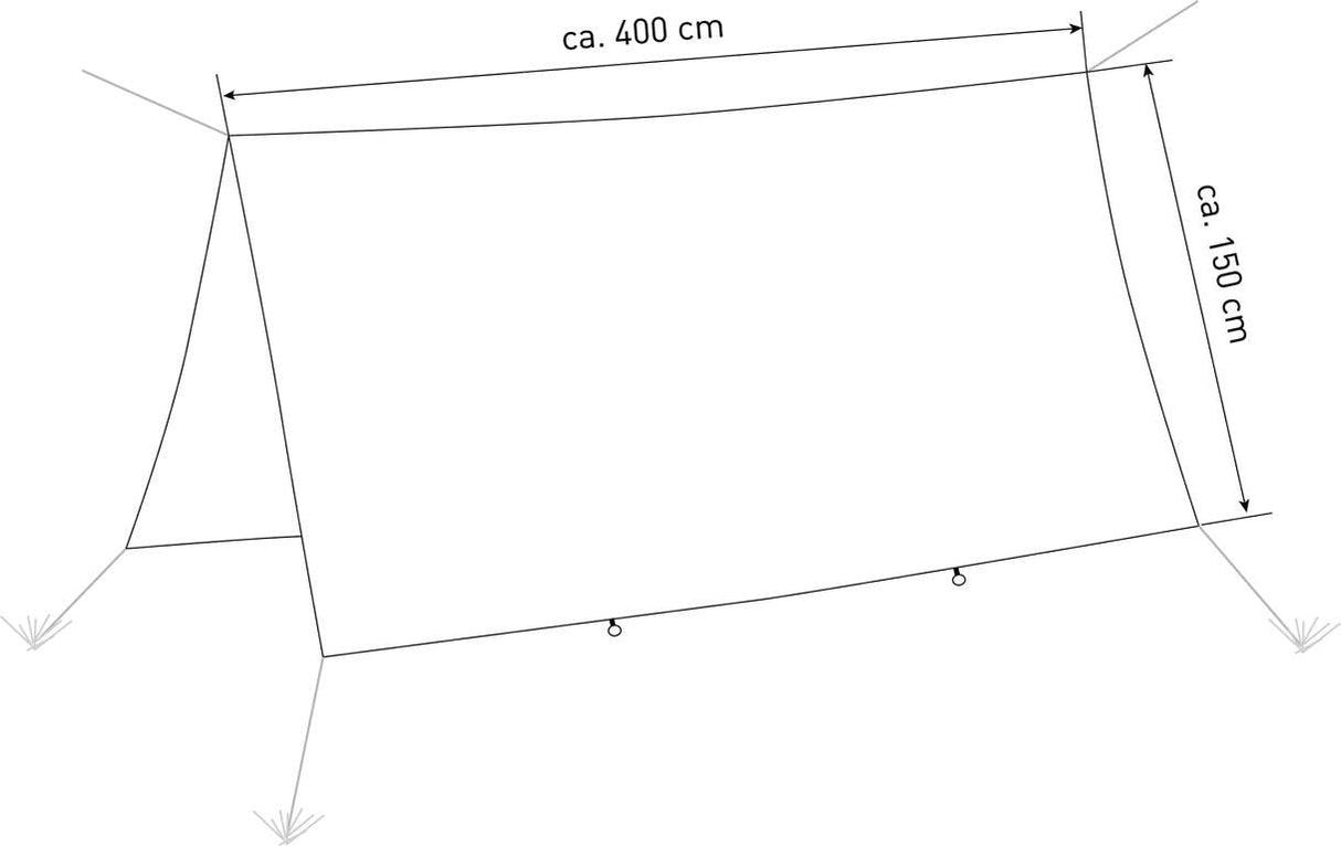 Toldo Verde Amazonas Traveller Tarp Xxl,  Az-3080013