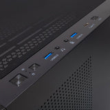 Caja  Pc Unykach Revelat Mesh Black  Atx, Micro Atx, Itx - 3.5", 2.5" - Usb-A 3.0, Usb-C Y