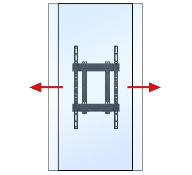 Bt9923/B - Xl Portrait Wall Mount For Ultrawide [21:9] Displays