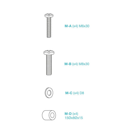 EAN 8433281017078 - TooQ LP1082F-B soporte para TV 2,03 m (80") imagen 7