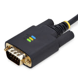 Startech.Com 1p10ffcn-Usb-Serial Cable De Serie Negro 3 M Usb Tipo A Db-9