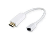 EAN 5704174195566 - Microconnect HDMMDP adaptador de cable de vídeo 0,1 m HDMI tipo A (Estándar) Mini DisplayPort Blanco imagen 1