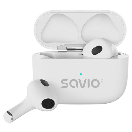 EAN 5901986049494 - Savio TWS-01 PRO auricular y casco Auriculares Inalámbrico Dentro de oído Música/uso diario Bluetooth Bla imagen 5